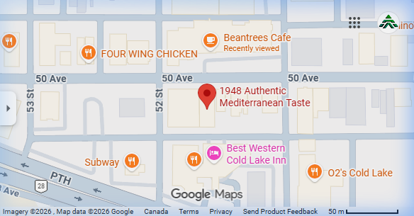 Map View of 1948 Mediterranean